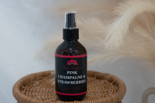 Pink Champagne & Strawberries Room Spray