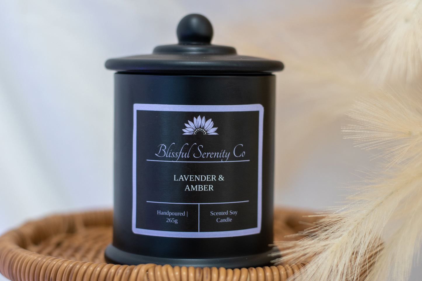 Amber & Lavender Candle